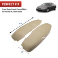 thumbnail image 2 of KBH Door Panel Armrest Cover Replacement for Acura RL 2005-2010, Leather Front Door Arm Rest Skin Upholstery for Car Interior Accessories, 1 Pair, Beige, 2 of 5