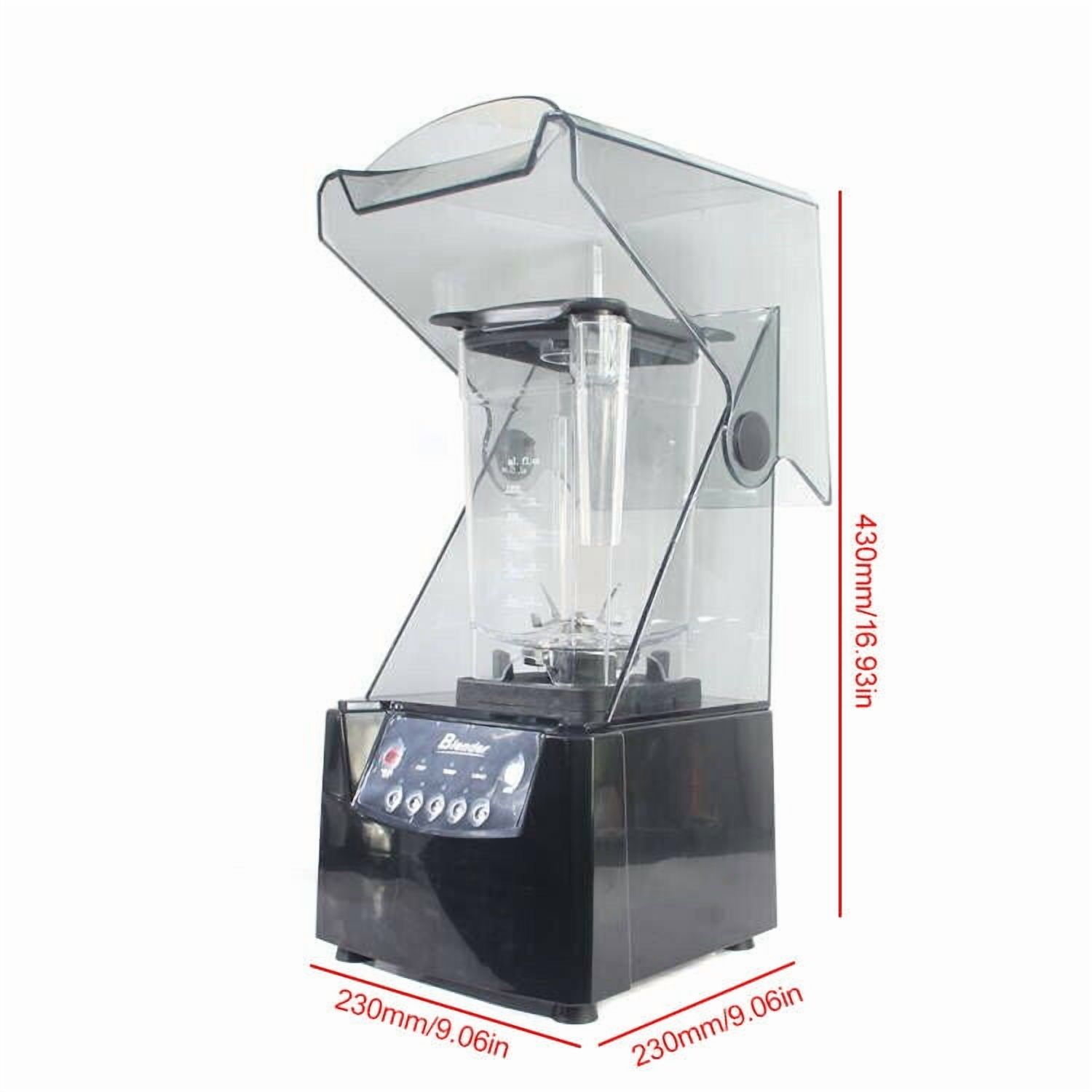 1.8L Smoothie Blender Commercial Blender Smoothie Maker 2600W Juicer Food Processor Mixer Soundproof Fruit Juicer Maker