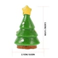 thumbnail image 4 of Gymnture 12 Resin Mini Christmas Tree Figurines for Fairy Garden and Dollhouse Decoration, 4 of 10