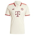 thumbnail image 2 of Youth adidas Originals Cream Bayern Munich 2024/25 Third Replica Jersey, 2 of 3