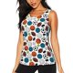 thumbnail image 1 of Fotbe Color Balls Blusas Sin Mangas para Mujer – Estilo Casual, Corte Suelto, Slim-Fit, Cuello Redondo Deportivo, Tops de Verano para Gimnasio y Yoga-Large, 1 of 7