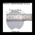 thumbnail image 3 of 120 Posavasos de SublimacióN en Blanco, 2,75 Pulgadas con Apertura Circular Posavasos de SublimacióN para Coche para Manualidades de SublimacióN DIY, 3 of 5