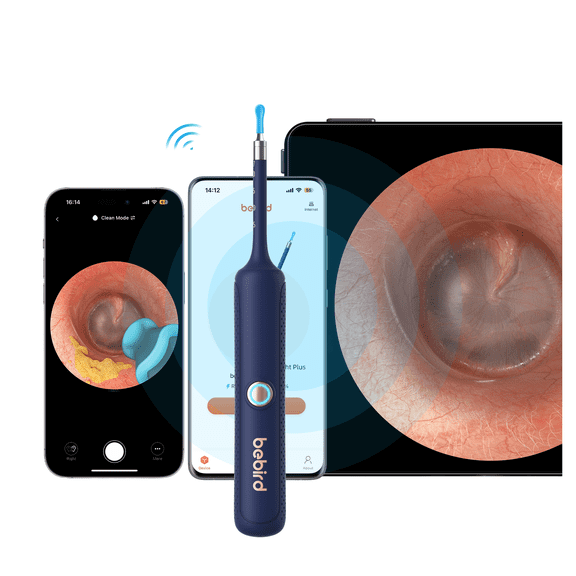 Bebird Ear Wax Remover Elite 14W, 14 Piece Kit with Storage Pouch