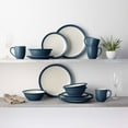thumbnail image 3 of Noritake Colorwave Blue 16-Piece Curve Dinnerware Set, Service for 4, 3 of 7