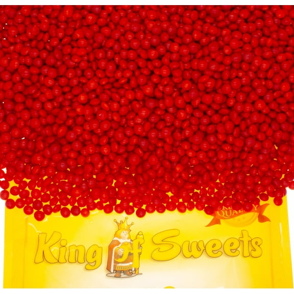 Cinnamon Imperials 5 Pounds Cinnamon Hard Candy Resealable Bag in a Bulk King of Sweets Bag