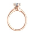 thumbnail image 2 of 1/2 Carat 6-Prong Set Diamond Solitaire Engagement Ring in 10K Rose Gold (Ring Size 4), 2 of 4