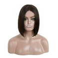 thumbnail image 3 of DOPI Brazilian Black Short Straight Hair Natural Vertical Wig High Eemperature Wire, 3 of 5