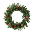 thumbnail image 2 of 16 inch Front Door Artificial Wreath, Garland Hanging Wreath, Decorative Holiday Wreath, Small Hanging Wreath for Home Wedding Wall Window Decor, 2 of 7