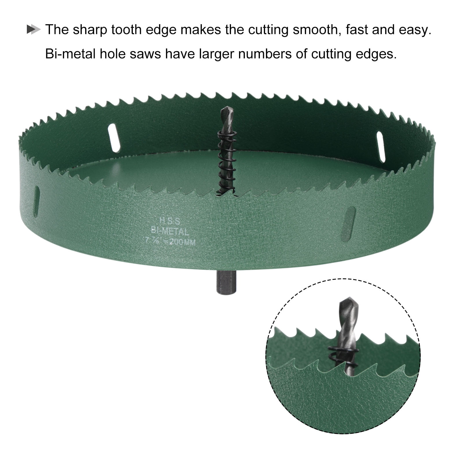 VIKITON 2-3/4 Inch Hole Saw With Arbor – Cuts Metal, Wood, Plastic, Bimetal, Fast Chip Removal