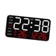 thumbnail image 4 of Reloj despertador digital LED con brillo ajustable y pantalla grande. Blanco con luz roja., 4 of 9