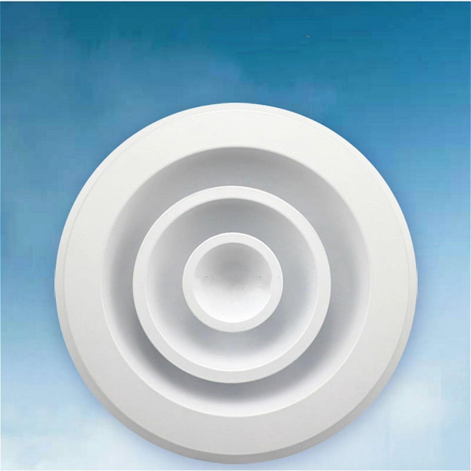 Adjustable removable ceiling round diffuser 200mm/300mm diam air vent diffuser ceiling ventilation air duct vent covers white