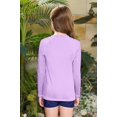 thumbnail image 5 of Girl's Rash Vest Long Sleeve Rash Vest Uv Protection Rash Top Quick Drying Rash Guard 3-12 Years, 5 of 5