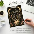 thumbnail image 5 of Wobogo Snakes Entwining Vines Acrylic A4 Clipboards Gold Clip Stardard Size 9×12.5in Office Decorative for Students Workers, 5 of 10