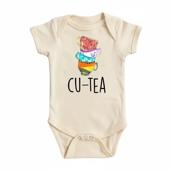 Tea Cutie Newborn Baby Bodysuit