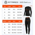 thumbnail image 2 of ATTRACO Women Thermal Underwear Set Base Layer Warm Tops & Bottoms, 2 of 5