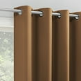 thumbnail image 2 of Sun Zero Nolan 1-Piece Energy Saving Blackout Grommet Curtain Panel, 54"X63", Sunbaked Brown, 2 of 8