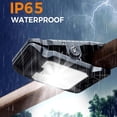 thumbnail image 3 of Solar Clip Light with Motion Sensor, Clamp on Solar Motion Light, Solar-Powered LED Light for Outside Fence, Waterproof, 3 Modes 3 Mounting Ways for Fence, Wall, Garage, Patio Umbrella, 3 of 7
