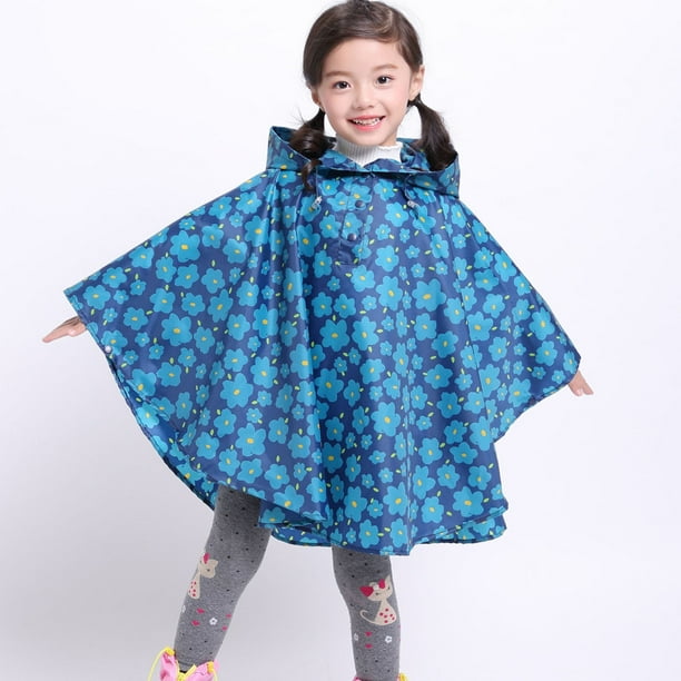 Big Kid Girl Clothing Toddler Long Coats for Girls Raincoat Toddler Wear Rain for Child Kids Girls Cartoon Children 3D Ponchos Childs Girls