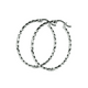 thumbnail image 1 of Arete Arracada Diamantada De Plata Ley 925 Para Mujer, 1 of 9