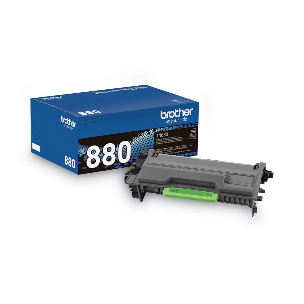 Brother Genuine Super High Yield Toner Cartridge, TN880, Replacement Black Toner, Page Yield Up To 12,000 Pages