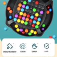 thumbnail image 4 of Rainbow Ball Matching Toy Colorful Fun Puzzle Chess Board Game with 48pcs/ 80pcs Colored Beads for, 4 of 5