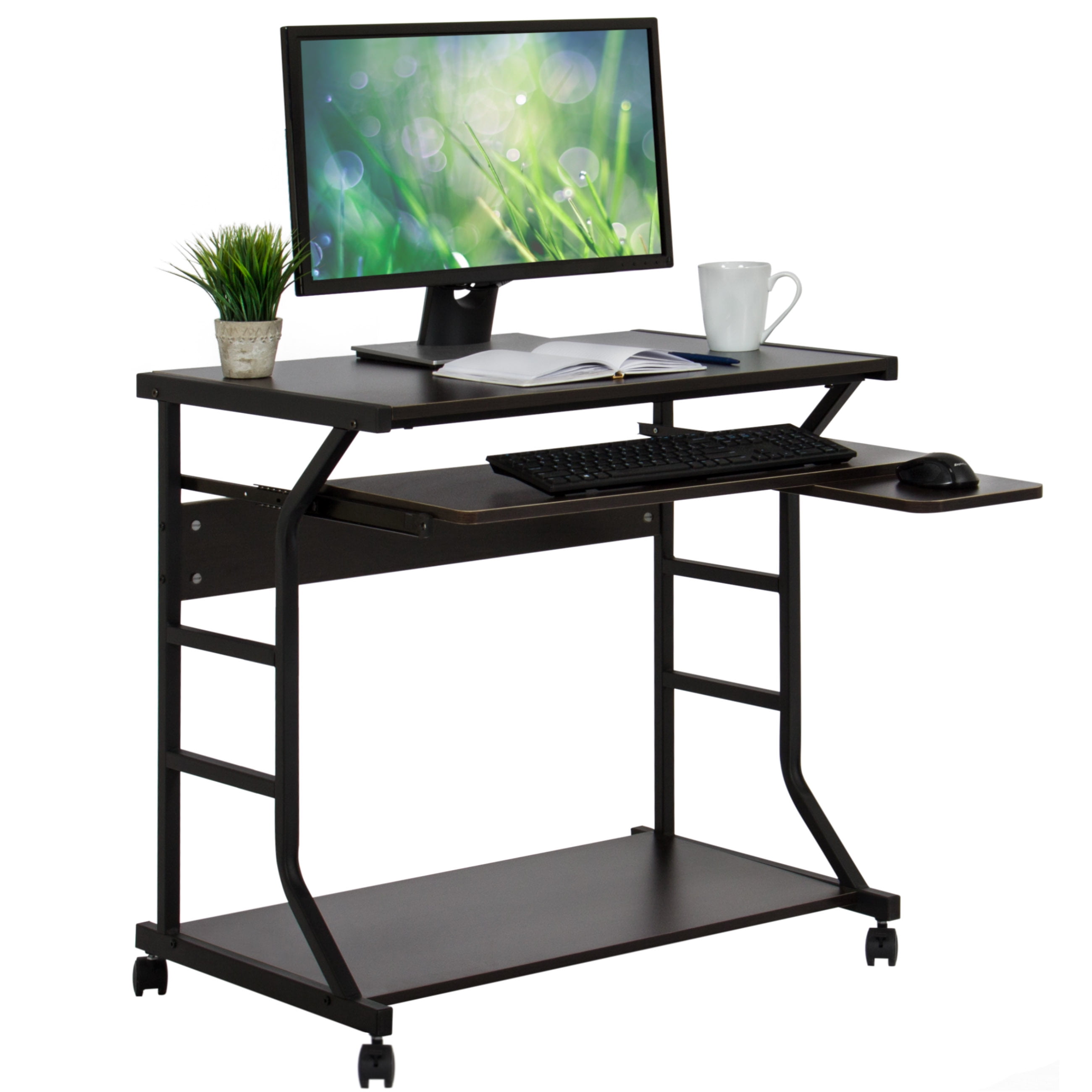 Best Choice Products 2 Tier Home Office Computer Desk Workstation