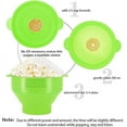 thumbnail image 4 of The Original Korcci Silicone Popcorn Maker - Microwave Popcorn Popper - Collapsible Bowl, Heat-Resistant, Easy to Clean, Ideal for Family Movie Nights - Random Colors 1Pcs), 4 of 8