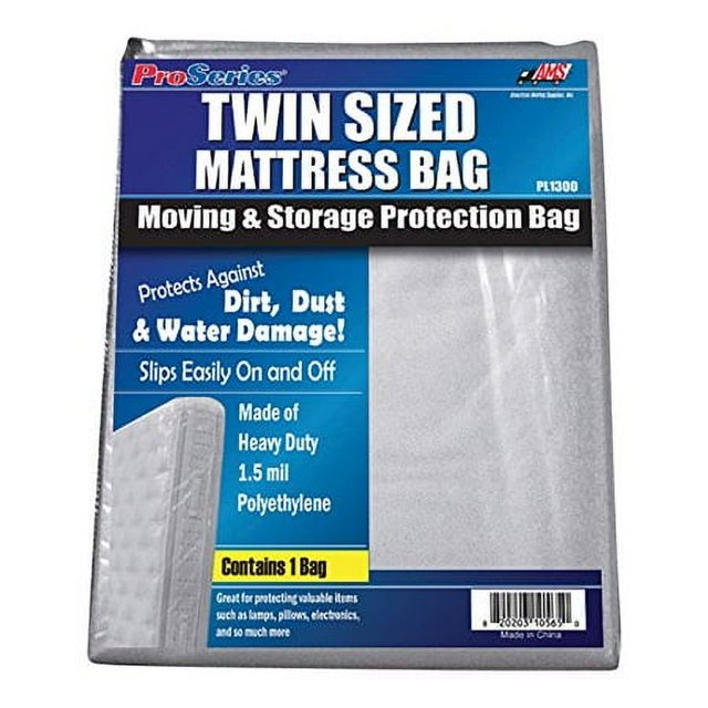 American Moving Supplies ProSeries Mattress Bag - Twin size bed, Model Number PI1300