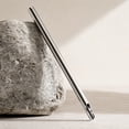 thumbnail image 3 of Wide Metal Straw 304 Stainless Steel Angled Tip Reusable for Slushies Milkshakes Dishwasher Safe with Brush, 3 of 6
