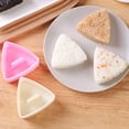 thumbnail image 6 of Onigiri Mold, 4 Pack Musubi Press Maker Triangle Rice Ball Mold Maker Musubi Press Mold Rice Ball Makers, Triangle Sushi Maker for Bento or Japanese Boxed Meal Musubi Press, Multicolor, 6 of 9