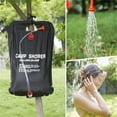 thumbnail image 2 of Eyotto 20L Solar Shower Bag Portable Outdoor Camping Shower Bag, Portable Outdoor Eco Friendly Shower Bag, Black, 2 of 6