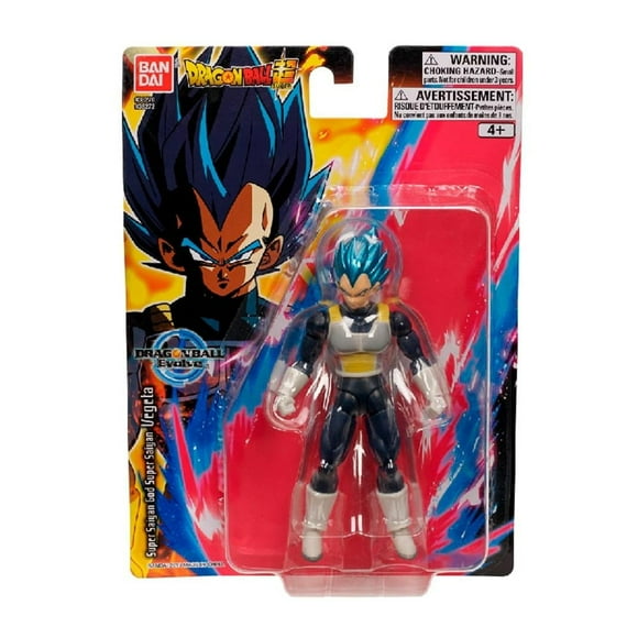 Figura Super Saiyan Blue Vegeta Dragon Ball Bandai 5 Pulgadas