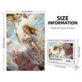 thumbnail image 4 of 1000 PCS Romantic Flower Woman 1000 Piece Art Wooden Jigsaw Puzzles,Charm Artwork For Adults,Wonderful Imagination,Characterized By Exquisite And Beautiful Illustrations,Depicting A Beautiful Woman, 4 of 6