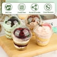 thumbnail image 4 of Lamosi 200 PACK 9oz Clear Plastic Cups, Disposable Cold Drinking Cups, 9 Ounce Clear Cups with Dome Lids, 4 of 9
