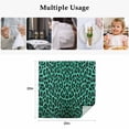 thumbnail image 4 of Green Leopard Print Cloth Napkins, Farmhouse Abstract Animal Patterned Washable and Reusable Dinner Napkins Set of 6, Table Napkin for Kitchen Party Birthday Wedding Hotel Housewarming 20"x20", 4 of 8
