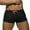 Black, variant on Male Spring And Summer Ultra Short Color Matching Shorts Zipper Pocket Slit Trousers Legs Beach Swimming Sports Shorts
