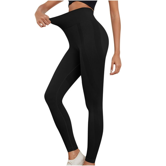 FAIWAD Leggings for Womens High Waisted Butt Lift Compression Yogs Pants Slim Stretch Workout Pants