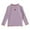 Purple, variant on KAUOD Girls Long Sleeve Shirt Cute Lettuce Edge Trim Basic Layering T-Shirt Tops Kids Solid Color Slim Fit Tee Blouse
