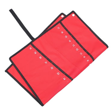 Repair Tools Storage Bundle Bag Canvas Spanner Holder Wrench Organizer Pouch