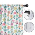 thumbnail image 4 of Blackout Kids Curtains,Pioneer Flower Childrens Insulated Curtains Set Of 2,Bedroom Essentials,Toddler Room Decor 42x54in(106x137cm), 4 of 4