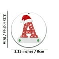 thumbnail image 4 of Holloyiver Christmas Tree Decoration Pendant Personalized Christmas 26 Letter Ornaments Christmas Tree Letter Decoration Pendant for Xmas Tree Home Decor, 4 of 9