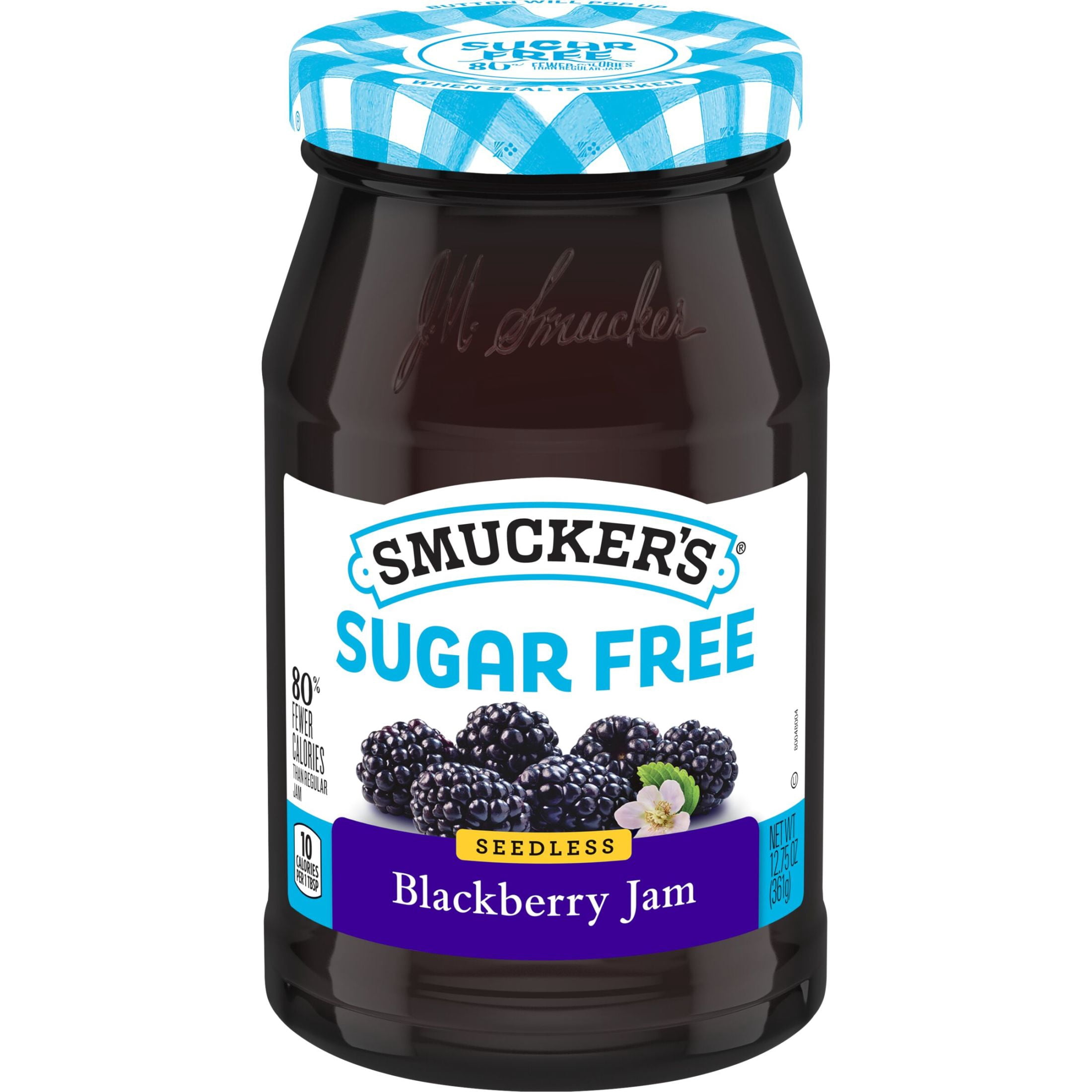 (3 pack) Smucker's Sugar Free Seedless Blackberry Jam, 12.75 oz