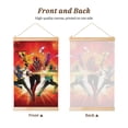 thumbnail image 2 of Power Rangers Wooden Shaft Hanging Poster Home Decor Poster Wall Art Painting For Living Room Bedroom 36"X24", 2 of 7