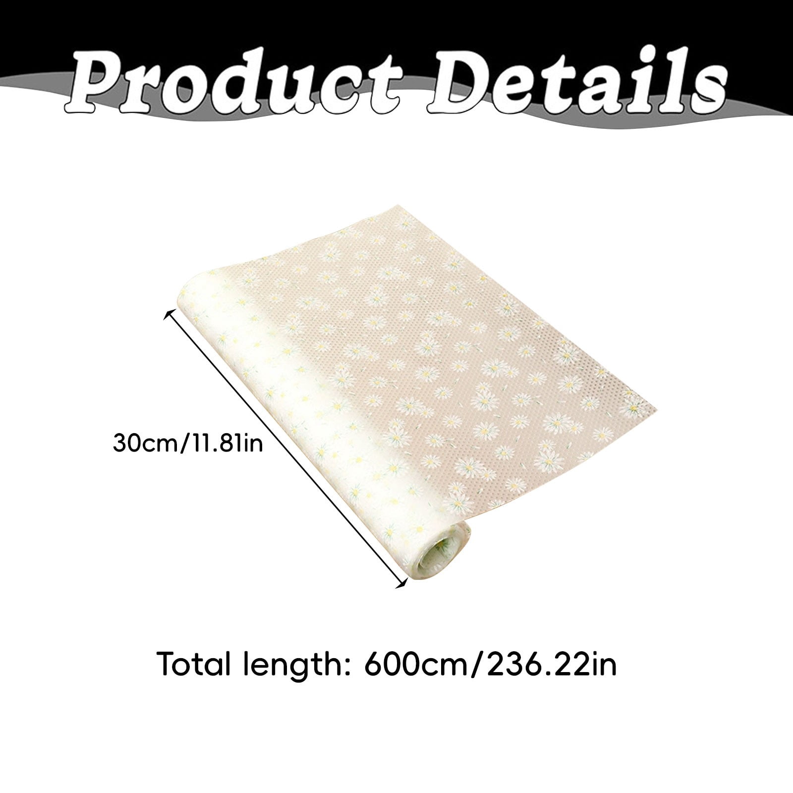 Tearable Perforated Shelf Liners For Drawers, Easy Tear No Cut Kitchen Cabinets