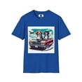 thumbnail image 2 of Beagle Dogs Softstyle T-Shirt - Wacky Sports Car Design, 2 of 10