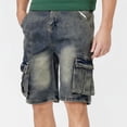 thumbnail image 2 of JAKANYQ Men Quick Drying Ice Silk Casual Shorts Tether Solid Color Knee Length Sweatpants, 2 of 9