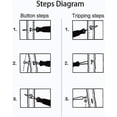 thumbnail image 2 of Button Helper, One Hand Helper Buttons, Button Threader Hook, Zipper Pull Helper Button Helper Button Hook Tool, 2 of 5