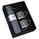 thumbnail image 1 of Taza térmica de viaje, vaso de acero inoxidable con tapa, recipiente hermético para bebidas frías y calientes, ideal para el trabajo o el transporte (Gris), 1 of 7