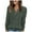 Dark Green, variant on Towmus Sweater for Women Long Sleeve Henley Shirts Women's Business Casual Lightweight Tunic Tops crew neck Sweaters Trendy