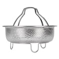thumbnail image 1 of Steam Basket with Foldable Handle and Feet, Stainless Steel Multifunctional Colander Steam Insert with Raised Feet, Ideal for Electric Rice Cooker Pot, 1 of 7